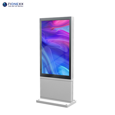 Goede prijs 32 inch zilveren Android Outdoor Ventilatorloze Verticale Digitale Totem online