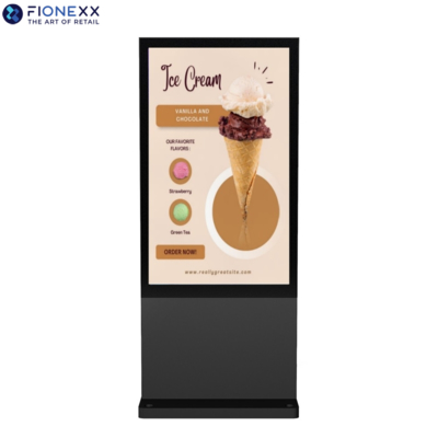 Goede prijs CE 65 inch vrijstaande digitale borden buiten digitale schermen voor reclame online