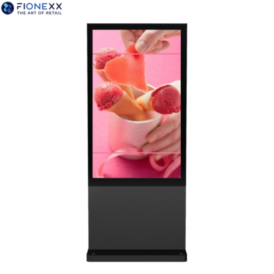 Goede prijs 75 Inch Zwart Android Buiten Duurzaam Reclame Display Scherm Buiten Ventilatorloos Verticale Digitale Totem online