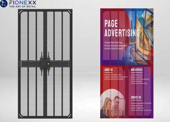 Goede prijs LED Transparante Display P5.9 P6.9 P10.4 GOB Flexible Customization Ultra Lightweight 6.9 KG Uitstekende warmteafvoer IP65 Waterdicht ontwerp Carbon fiber Frame LED Display online