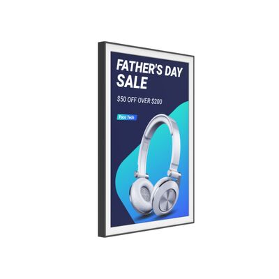 28.5 inch Kleur E-papier Display Batterij versie Custom Frame Kleur Groene Technologie Signage E-papier