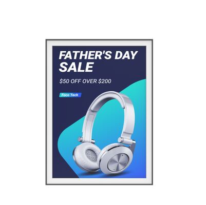 E Paper Display Digital Advertising Equipment Environmentally Friendly Low Carbon Innovative Technology