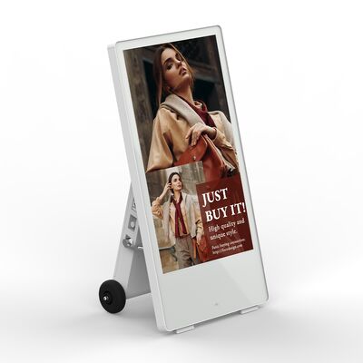 Goede prijs 60Ah batterij aangedreven digitale signage 43 inch met stijlvolle robuuste behuizing online