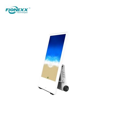 Goede prijs 43 inch 1080P Buitenbatterij aangedreven Digitale Signage Poster 2000 Nits PCAP Optioneel online
