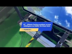 800-2500nits LCD-advertentiebord 55 inch commercieel display Aluminiumprofiel