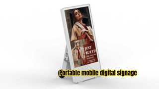 Draagbare mobiele digitale signage